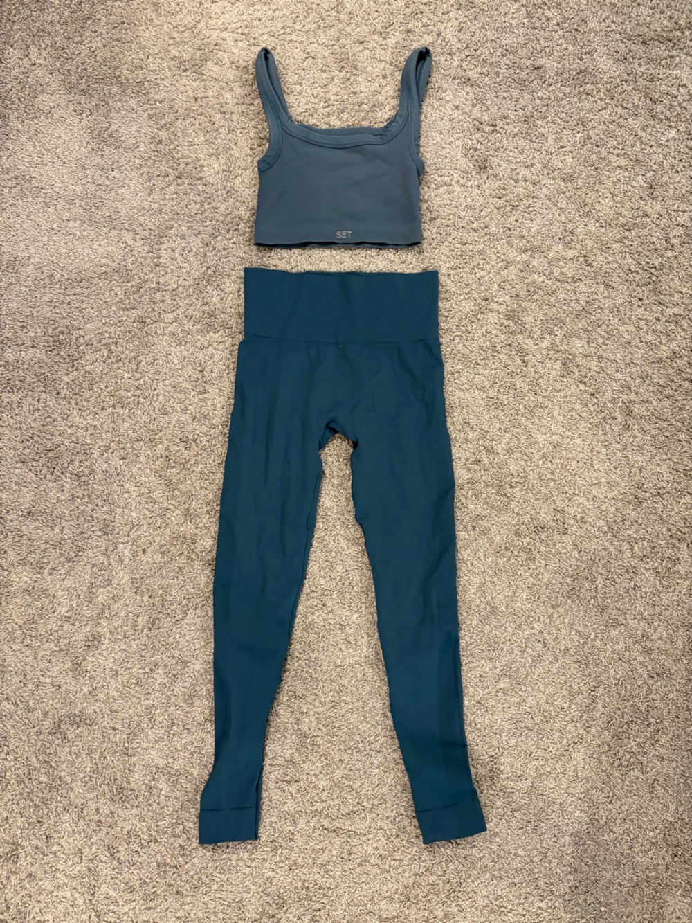 SET Active Deep Teal Workout Leggings